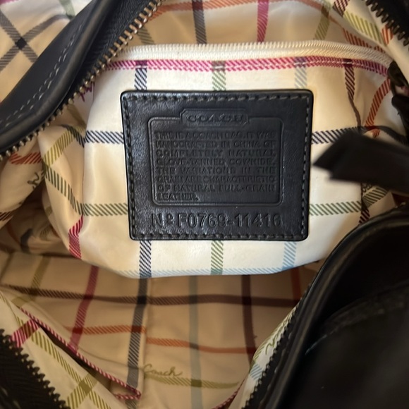 Coach Bleecker Black Leather Set - Shopper, Convertible Duffle, Demi Bag, Wallet - Picture 13 of 15